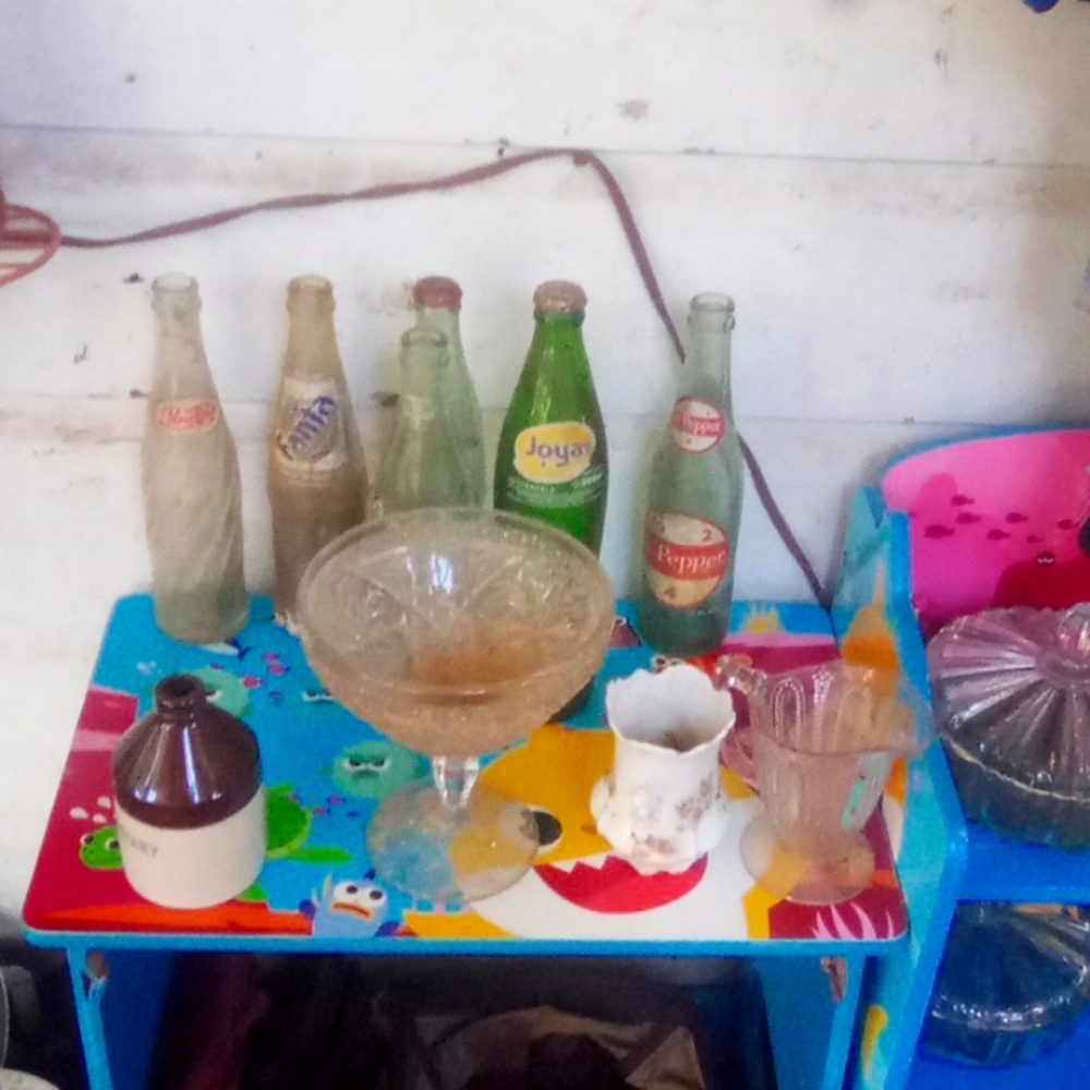 Antique bottle set